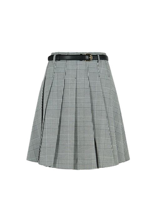 Gonna BLACK VISCOSE BLEND Self portrait SELF-PORTRAIT | 104MSK-BWBLACK AND WHITE